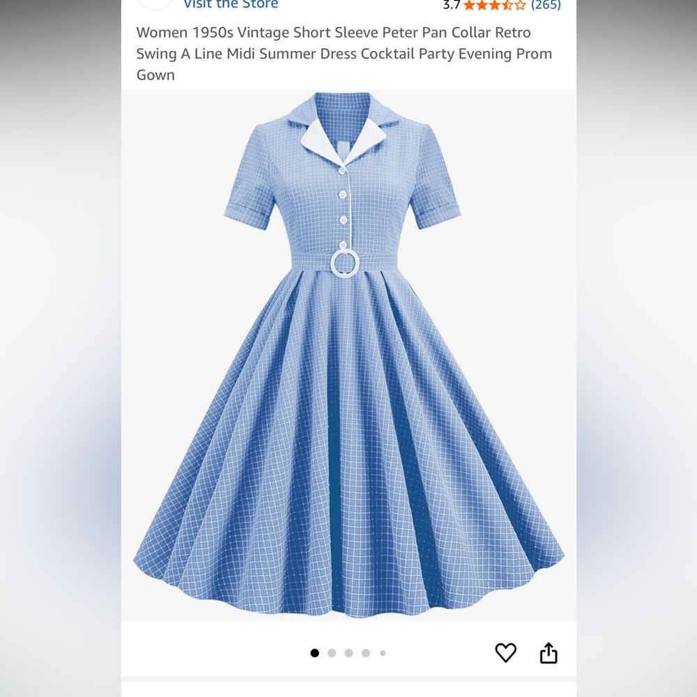 Blue Vintage Dress
